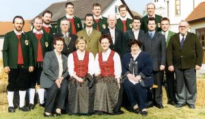 Der Festausschuß des 18. Bezirksmusikfestes.