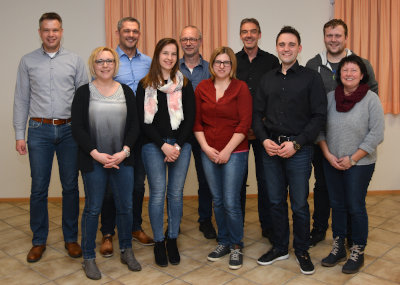 Die Vorstandschaft des MV "Donautaler"