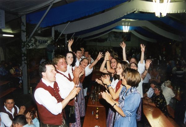 Das Publikum in Stimmung