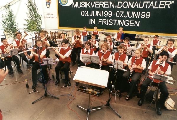 Die Jugendkapelle des MV Donautaler