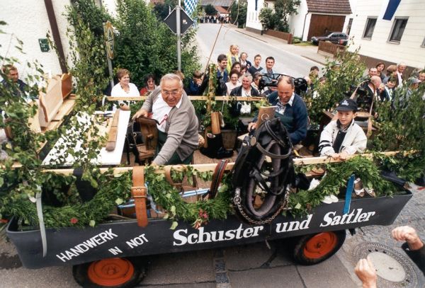 Der Festwagen Schuster und Sattler