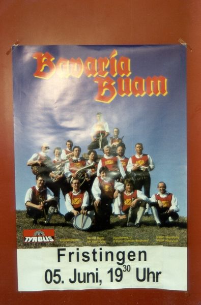 Werbeplakat Bavaria Buam